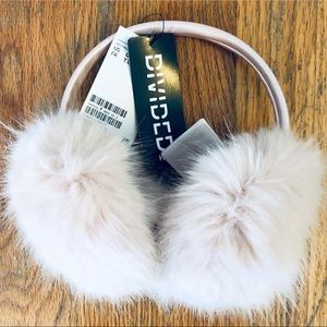 H&M Fluffy Light Pink Earmuffs